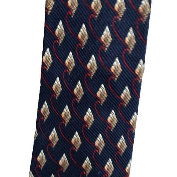 RARE Christian Dior Tie Blue/Red - Picture 5 of 8